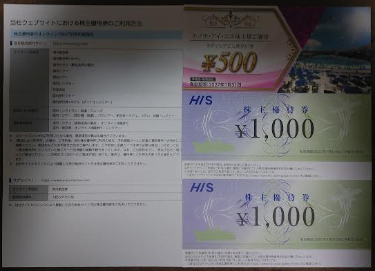 エイチ・アイ・エス株主優待